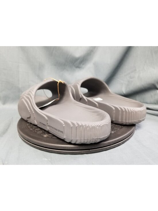 Adidas Adilette 22 Slides Slip On Synthetic Grey Men\'s Size 12 NEW WITH TAGS! main image 5